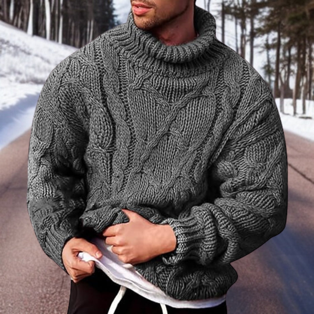 Herrenpullover Modernes Design Warm Strickmaterial 3