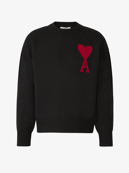 Herrenpullover Modisch Mit Herzmotiv Weiche Textur 0