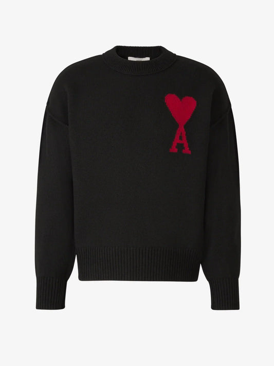Herrenpullover Modisch Mit Herzmotiv Weiche Textur 0