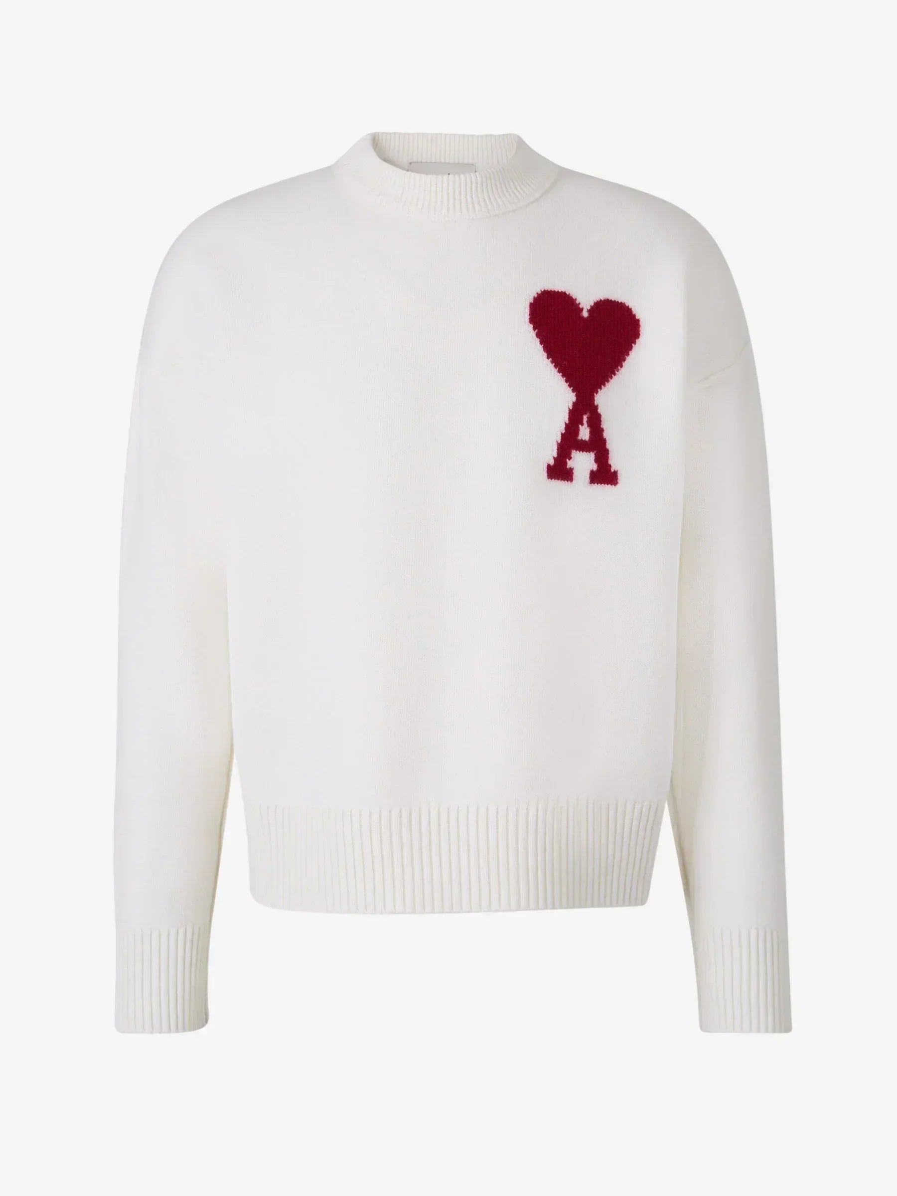 Herrenpullover Modisch Mit Herzmotiv Weiche Textur 1
