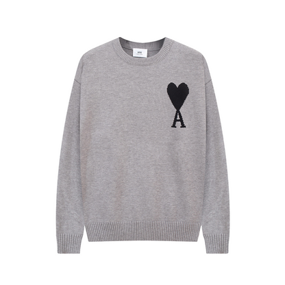 Herrenpullover Modisch Mit Herzmotiv Weiche Textur 11
