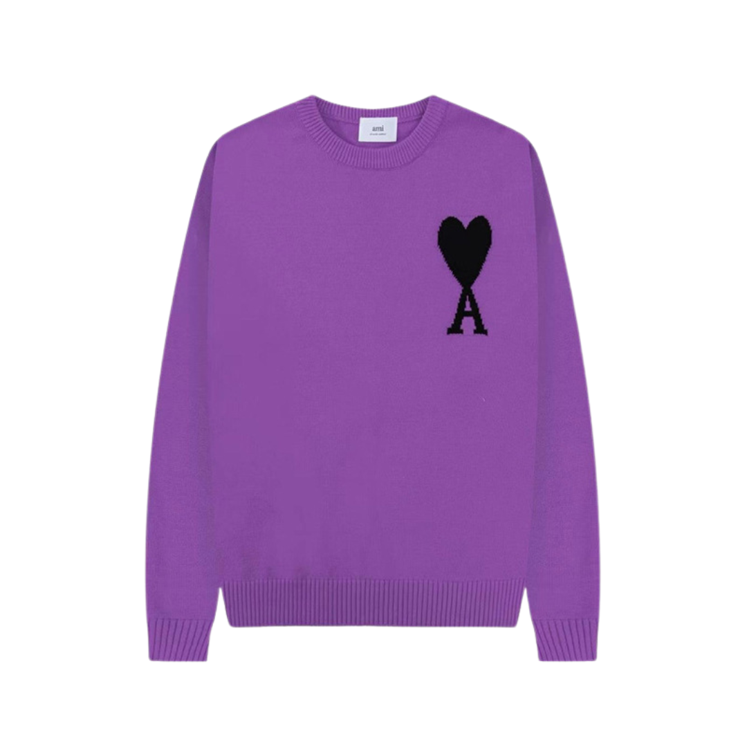 Herrenpullover Modisch Mit Herzmotiv Weiche Textur 8