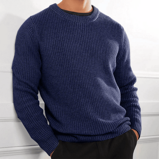 Herrenpullover Rundhalsausschnitt Elegantes Design Hochwertige Materialien 0