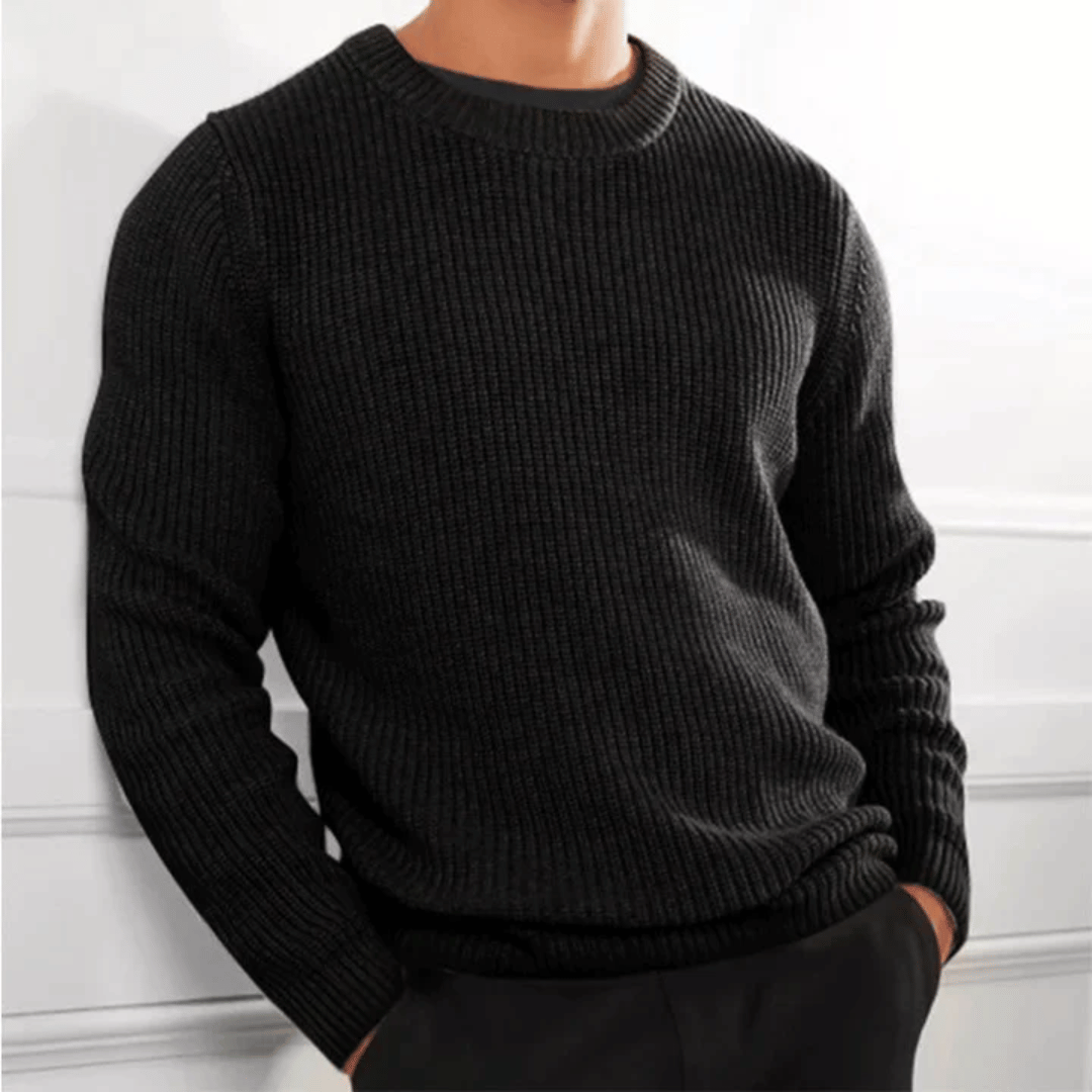 Herrenpullover Rundhalsausschnitt Elegantes Design Hochwertige Materialien 2