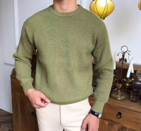 Herrenpullover Rundhalsausschnitt Elegantes Design Hochwertige Materialien 4