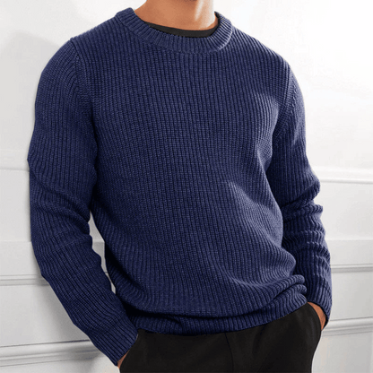 Herrenpullover Rundhalsausschnitt Elegantes Design Hochwertiger Kaschmir 0
