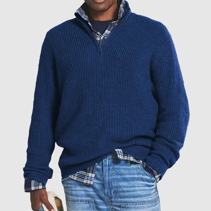 Herrenpullover Stilvoll Warm Merino Wolle Hochwertiges Material 4