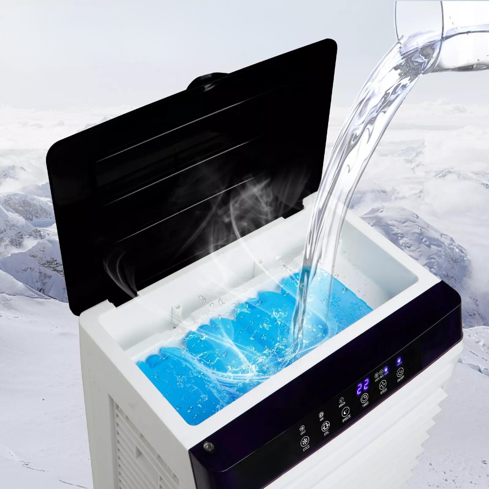 HiBreeze Swamp Cooler Fan – tragbarer Verdunstungskühlventilator 1