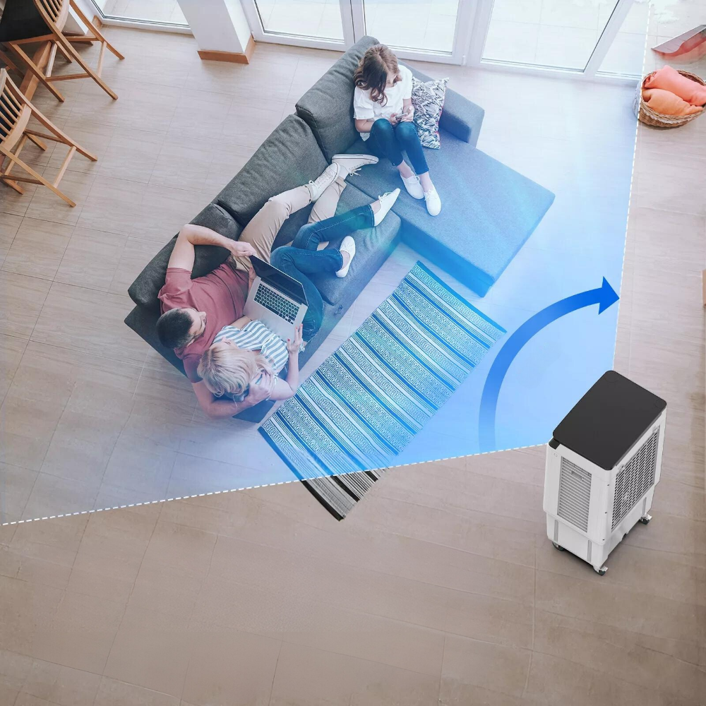 HiBreeze Swamp Cooler Fan – tragbarer Verdunstungskühlventilator 4
