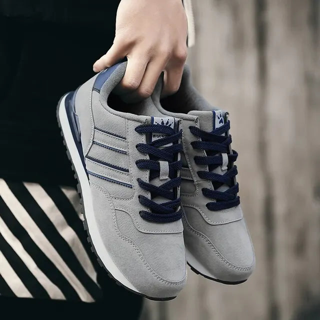 Herren Sneaker Blau Größe 42 Atmungsaktiv Komfortabel Casual Schuhe-4