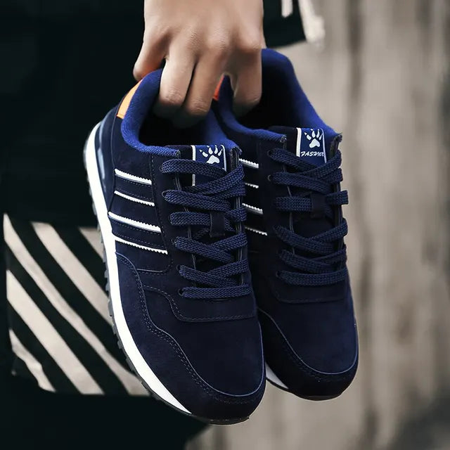 Herren Sneaker Blau Größe 42 Atmungsaktiv Komfortabel Casual Schuhe-3