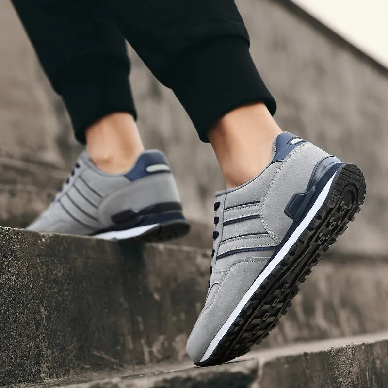 Herren Sneaker Blau Größe 42 Atmungsaktiv Komfortabel Casual Schuhe-5