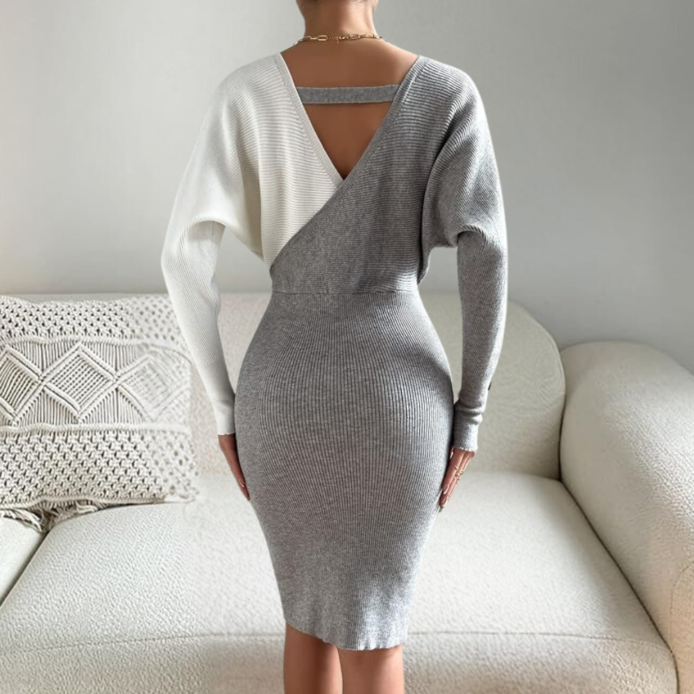 Eliane - Luftiges Damenkleid Mit V-Ausschnitt Für Festliche Anlässe-6