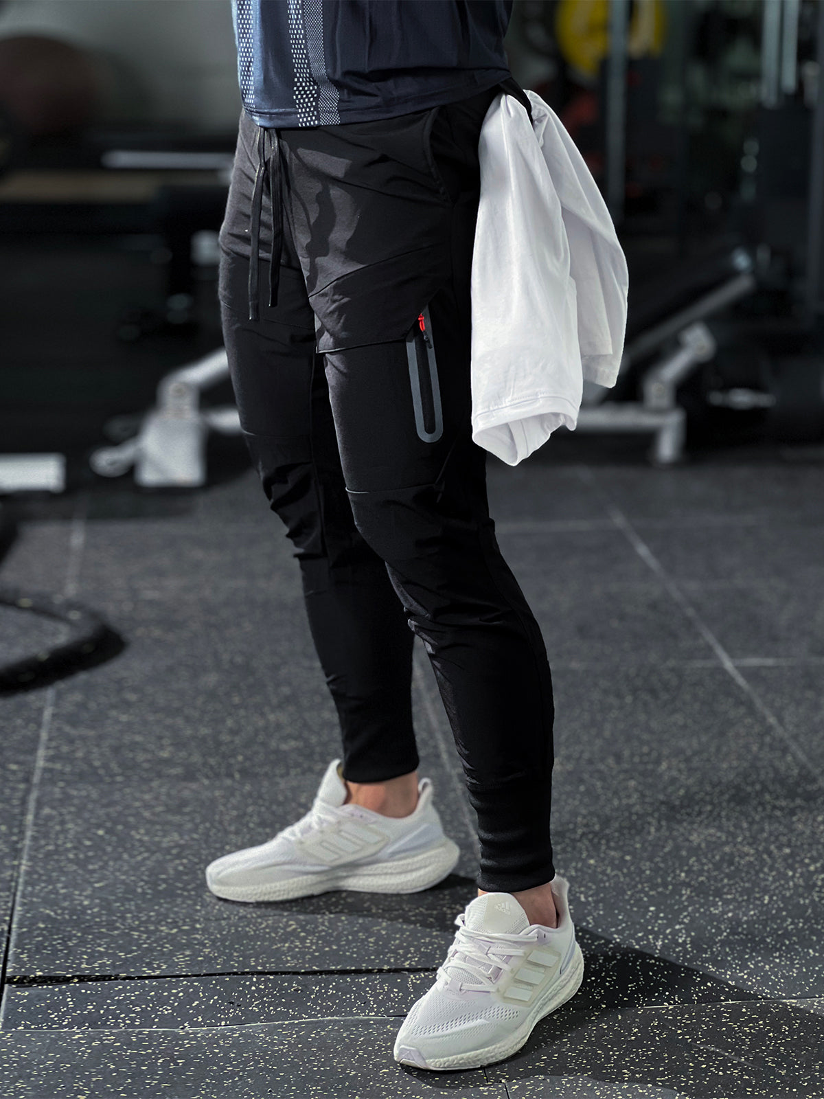 Herren Sport Jogginghose Atmungsaktiv Slim Fit Elastischer Bund-4