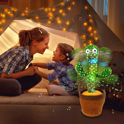 Interaktives Kaktus Plüschtier für Kinder – Sprechendes Kuscheltier zum Spielen und Dekorieren, Hochwertiges Plüsch-Spielzeug 4