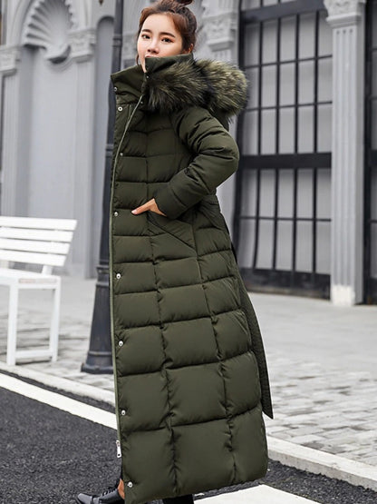 Jolie | Moderner langer Puffer-Wintermantel für Damen 1