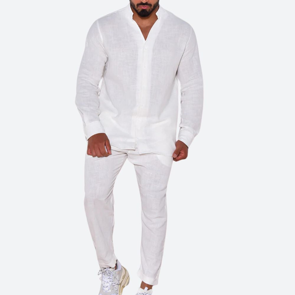 Herren Sommerset Blau Größe M Baumwolle Lässig-2