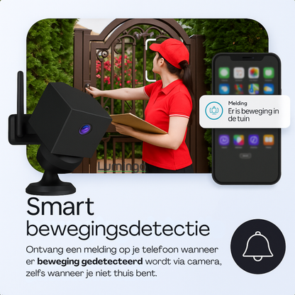 Kabellose Sicherheitskamera Außen 4K Nachtsicht Magnetisch Für Garten und Haus 1