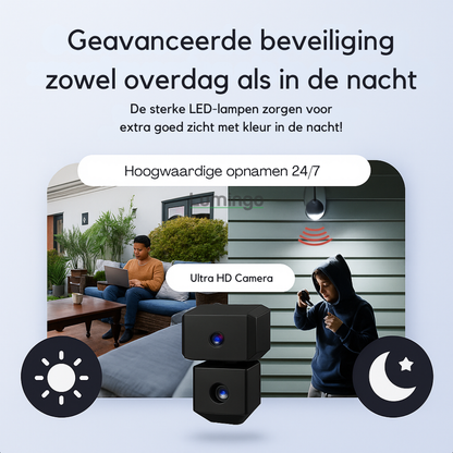 Kabellose Sicherheitskamera Außen 4K Nachtsicht Magnetisch Für Garten und Haus 2