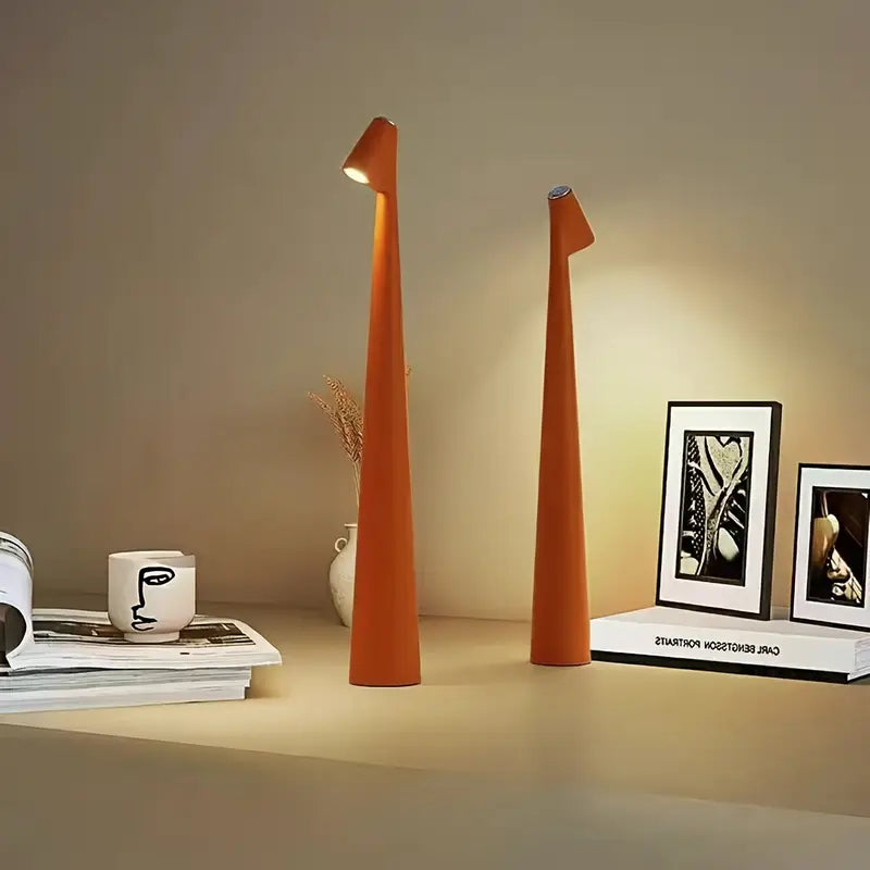 Kabellose Tischlampe SYDNEY Modernes Design Wiederaufladbar Metall und Glas LED 11
