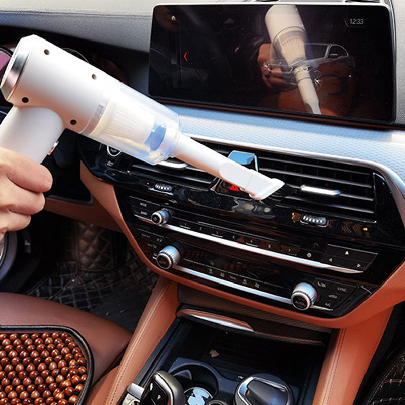 Kabelloser Handstaubsauger 6000 Pa Saugkraft Akku Staubsauger mit LED-Licht kompakt und leicht 8