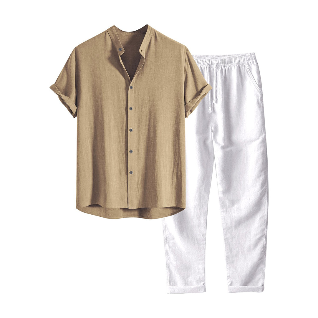 Variant image for Herren Set Blau Größe M Polyester Casual Outfits für Männer-13