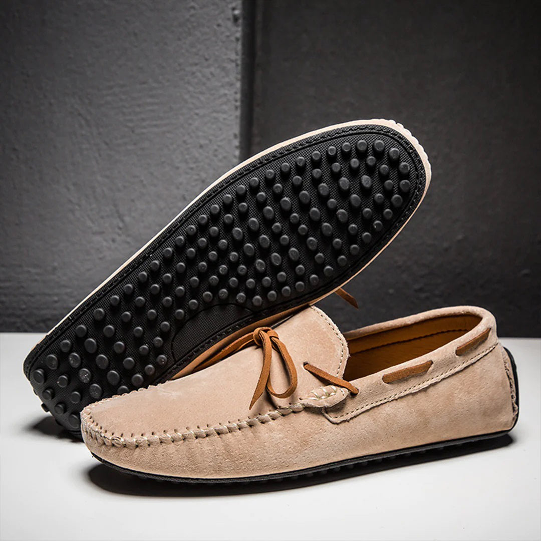 Variant image for Herren Slipper Schwarz Größe 42 Leder – Elegante Schlupfschuhe für Geschäft und Freizeit-40
