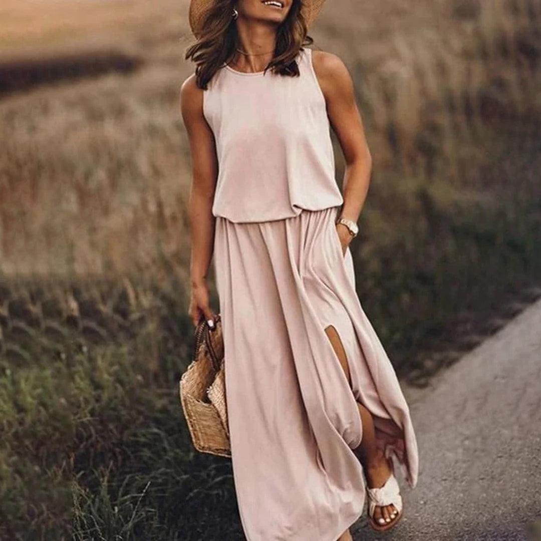 Eliana - Luftiges Sommerkleid Damen Aus Atmungsaktivem Material für Jeden Anlass-6