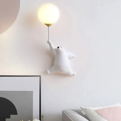 Kids’ Wall Lamp Cartoon Design Soft Light Durable Resin 3