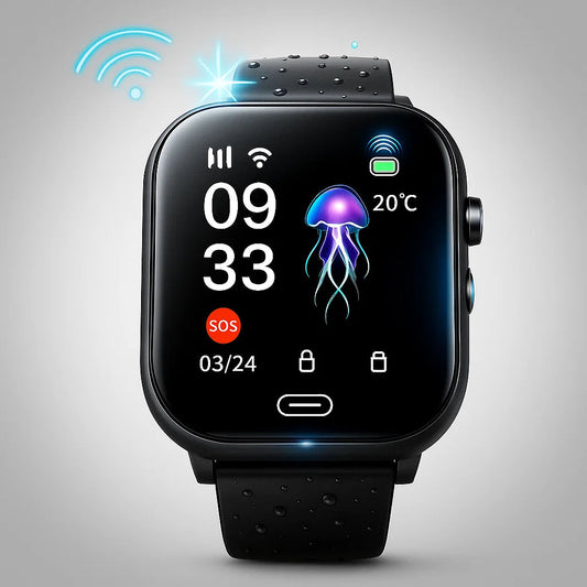 Kinder Smartwatch mit GPS, Kamera, wasserdicht, für telefonieren, leicht und bequem 0