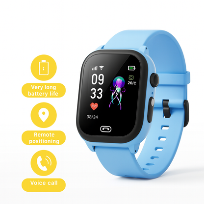 Kinder Smartwatch mit GPS, Kamera, wasserdicht, für telefonieren, leicht und bequem 8