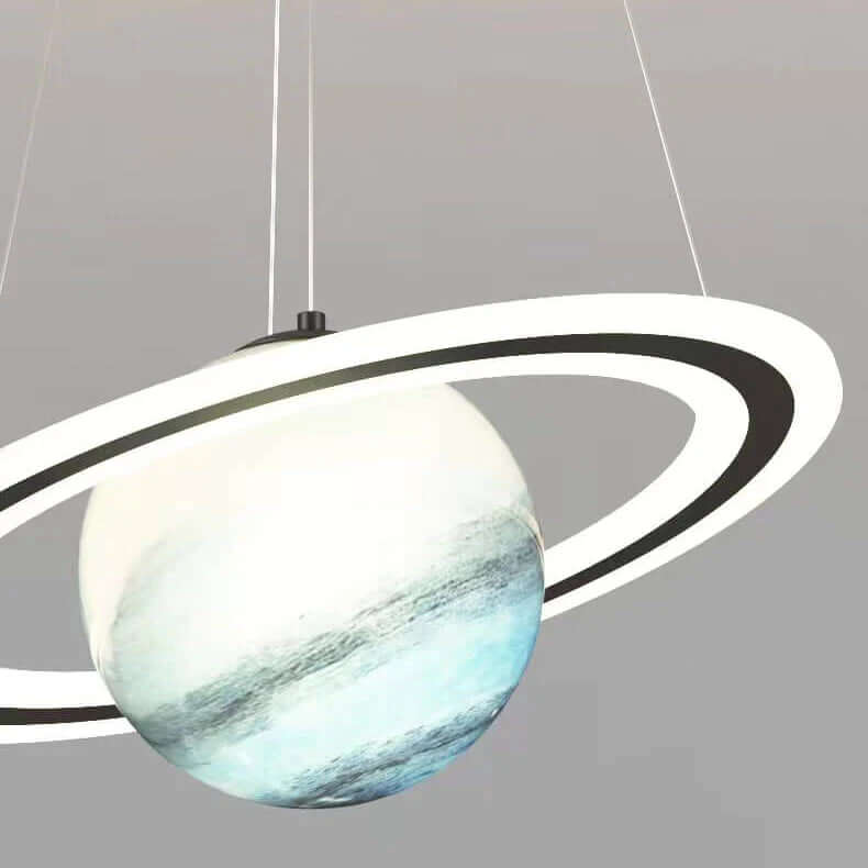 Kinderlampe LED Hängeleuchte Planeten Design Metall Acryl für Kinderzimmer 5
