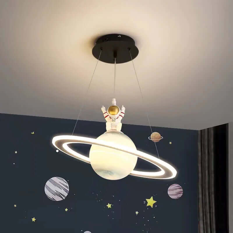 Kinderlampe LED Hängeleuchte Planeten Design Metall Acryl für Kinderzimmer 6