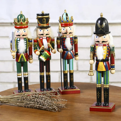 Klassische 30 cm Notenknacker Figur für Weihnachtsdekoration – Nostalgisches Ornament für Festliche Stimmung 2