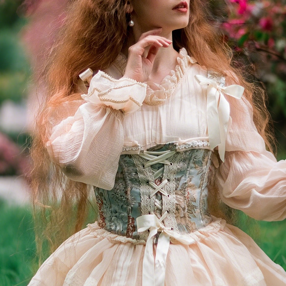 Klassisches Lolita OP-Kleid-Set im Vintage-Stil 2