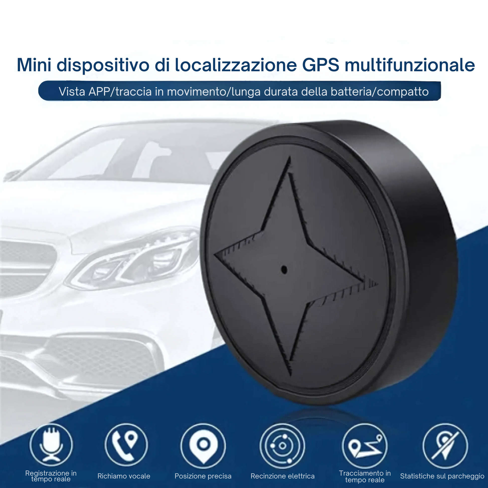 Kleiner GPS Tracker Magnetisch Für Auto Echtzeit-Tracking Kompakt 4