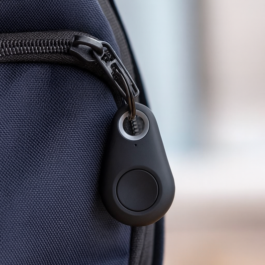 Kompakter GPS Tracker für Kinder mit Echtzeit-Standortverfolgung und Robuster Gummi-Hülle – Unauffälliges Schlüsselanhänger-Design 0