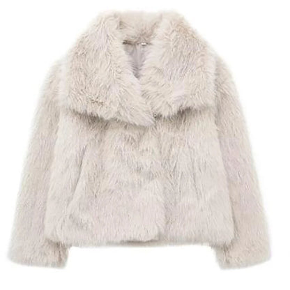 Kurze Damenjacke aus Kunstfell – Modische Fuchs-Felljacke für Herbst und Winter 11