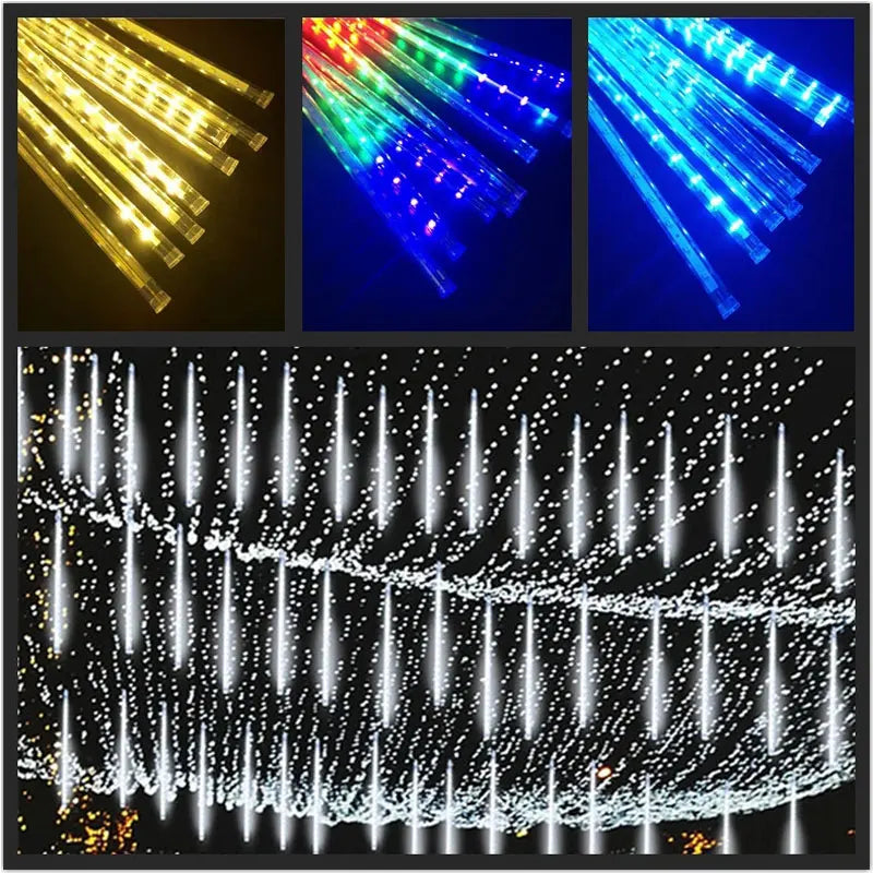 LED Außenbeleuchtung Duschbeleuchtung 30 cm & 50 cm PVC Wetterfest für Garten 2