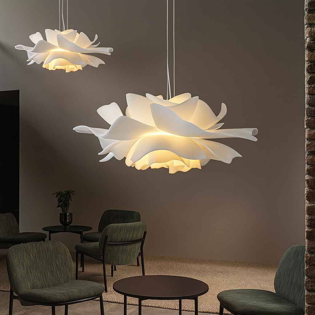Leofora | Elegante Hängende Deckenlampe mit Blumenblättern 0