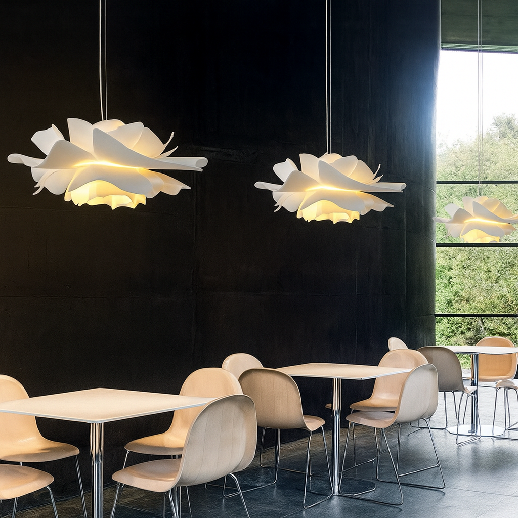 Leofora | Elegante Hängende Deckenlampe mit Blumenblättern 2