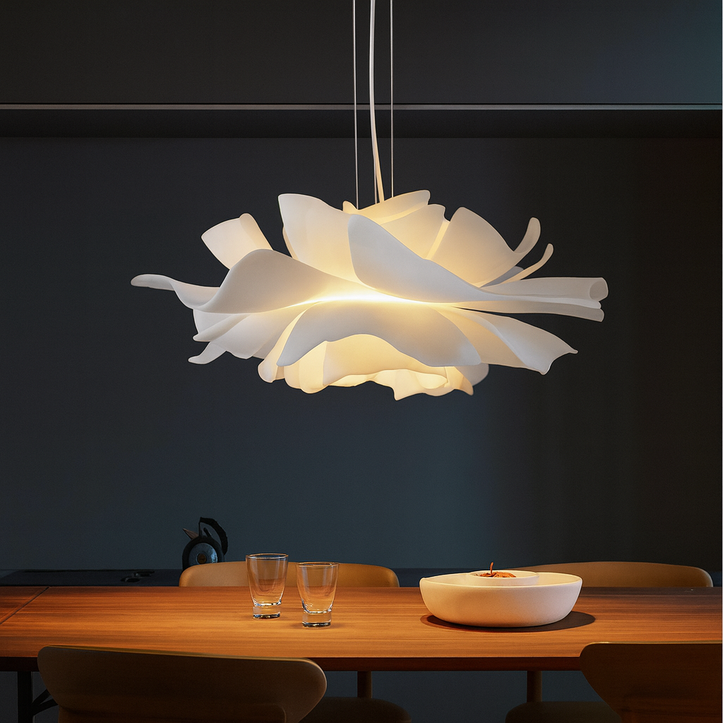 Leofora | Elegante Hängende Deckenlampe mit Blumenblättern 3