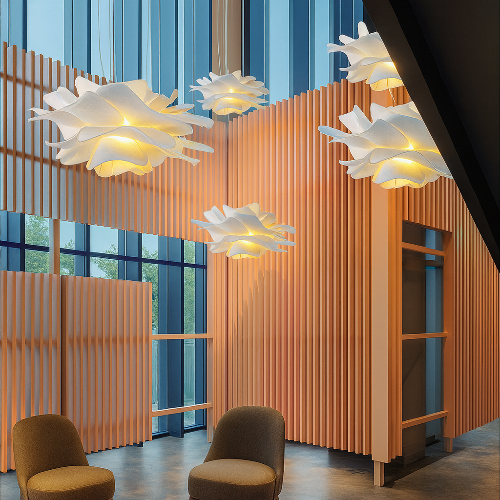Leofora | Elegante Hängende Deckenlampe mit Blumenblättern 4