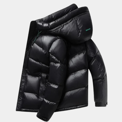 Levi | Winter-Pufferjacke für Herren – warm, mit Kapuze und Reißverschluss 3