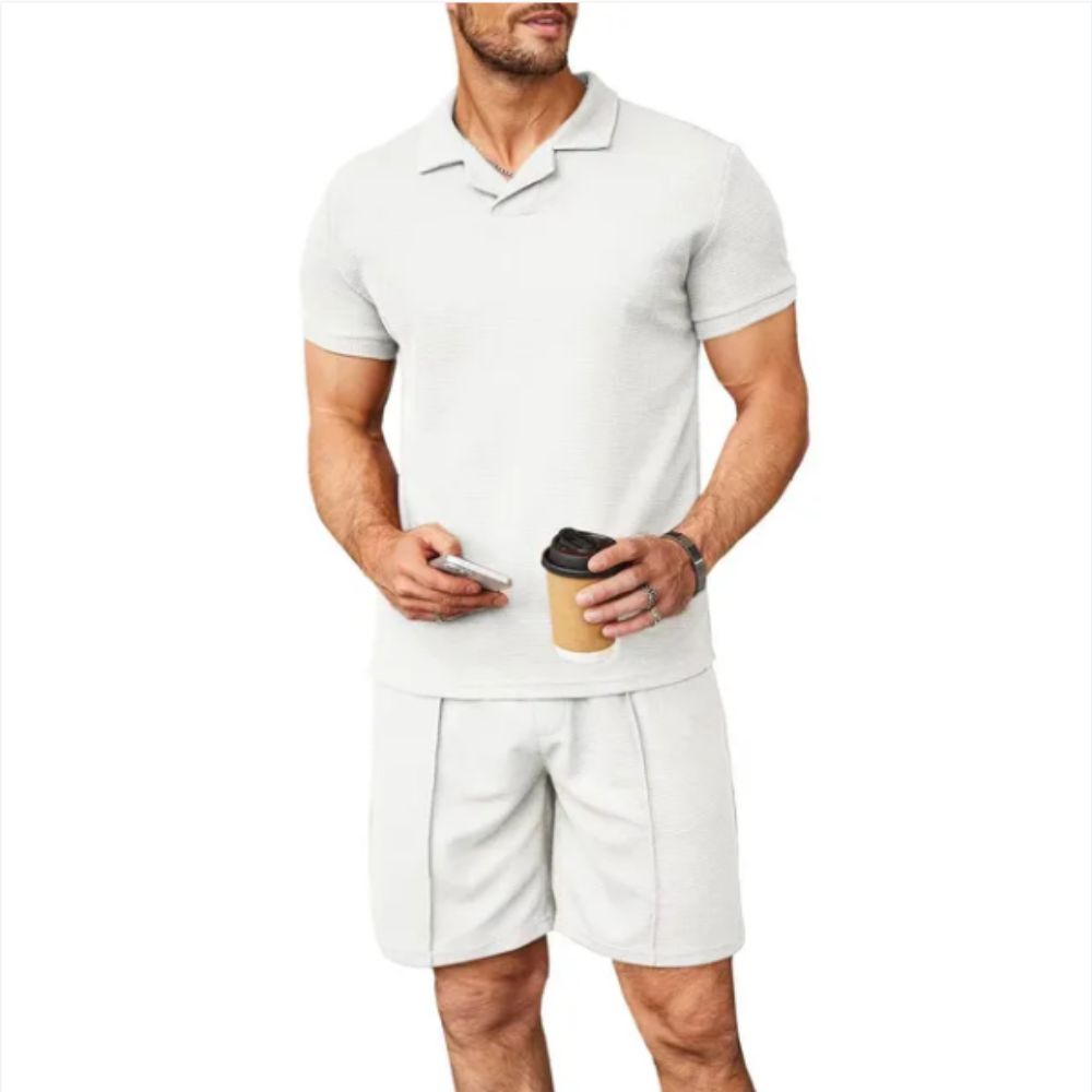 Variant image for Herren Set Schwarz Größe M Baumwolle Casual Mode für Männer-1