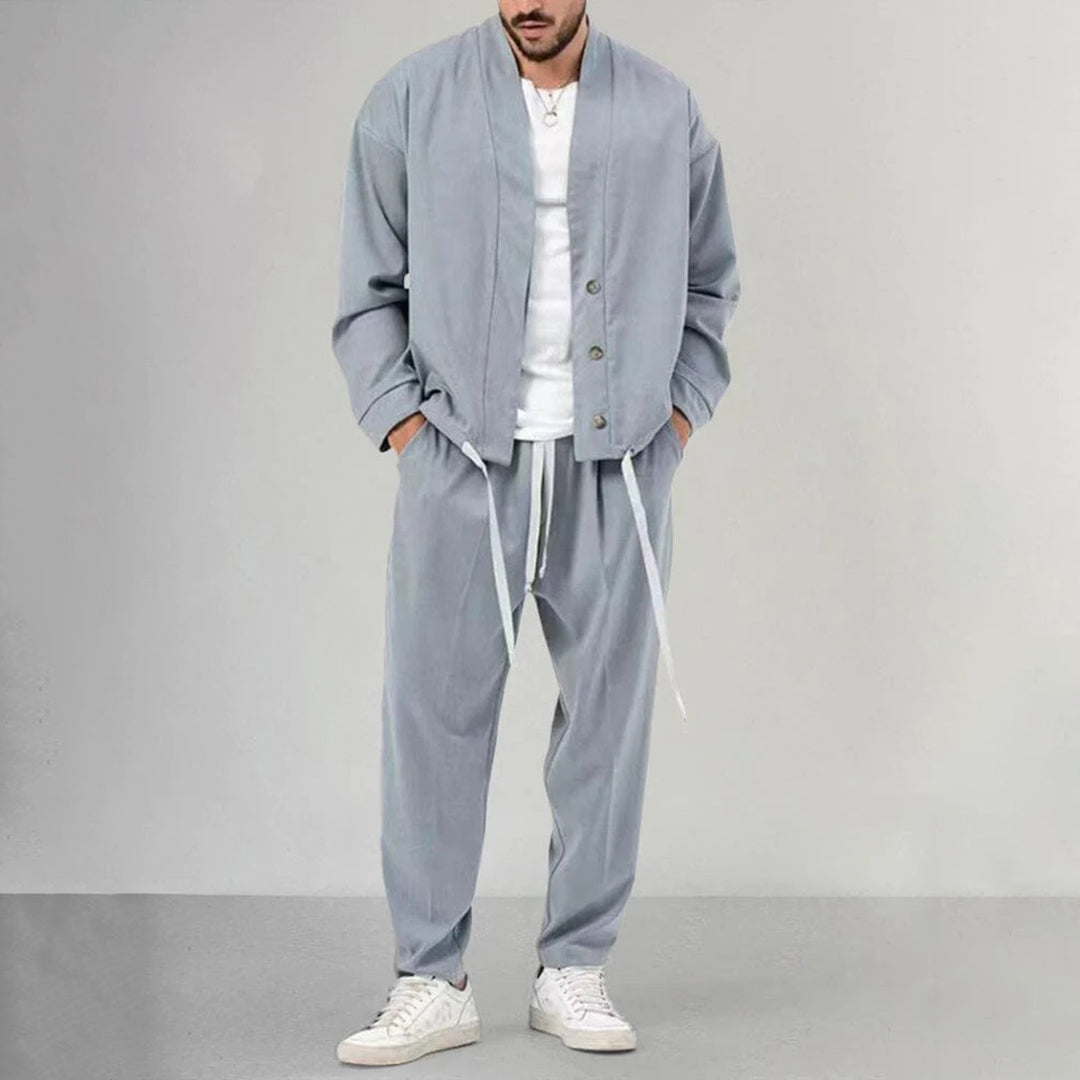 Herren Weste und Hose Grün Größe M Mischgewebe-6