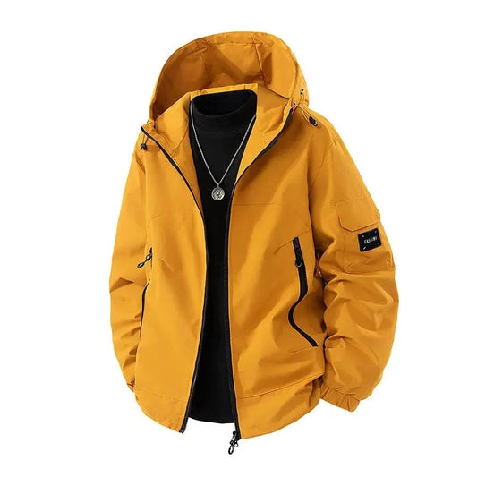 Lincoln | Übergroße Pufferjacke mit Kapuze für Herren für kalte Skitage 0