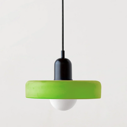 Linea | Bauhaus Farbglas-Pendelleuchte für klassisches Interieur 10