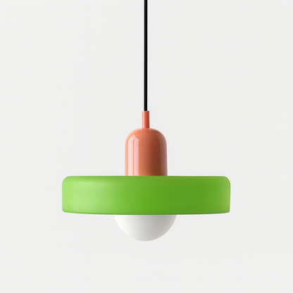 Linea | Bauhaus Farbglas-Pendelleuchte für klassisches Interieur 12