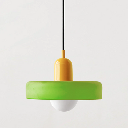 Linea | Bauhaus Farbglas-Pendelleuchte für klassisches Interieur 17